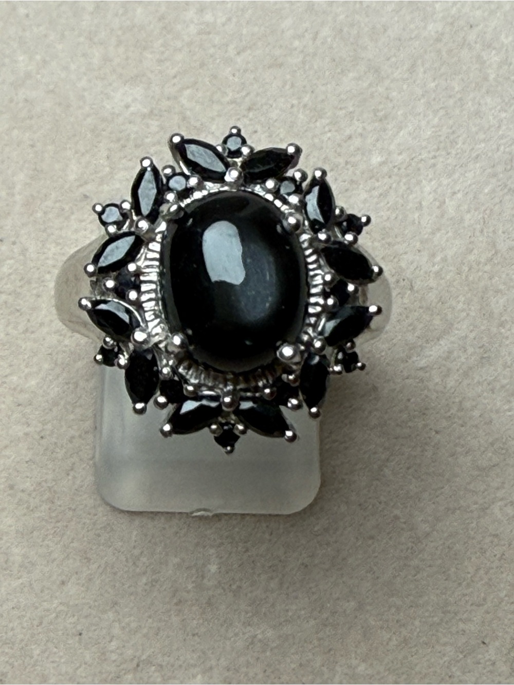 Chuck Clemency Star Diopside Spinel Ring Size 8 Estate